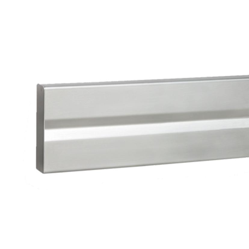 Stainless Steel Crash Rail V-Grooved 