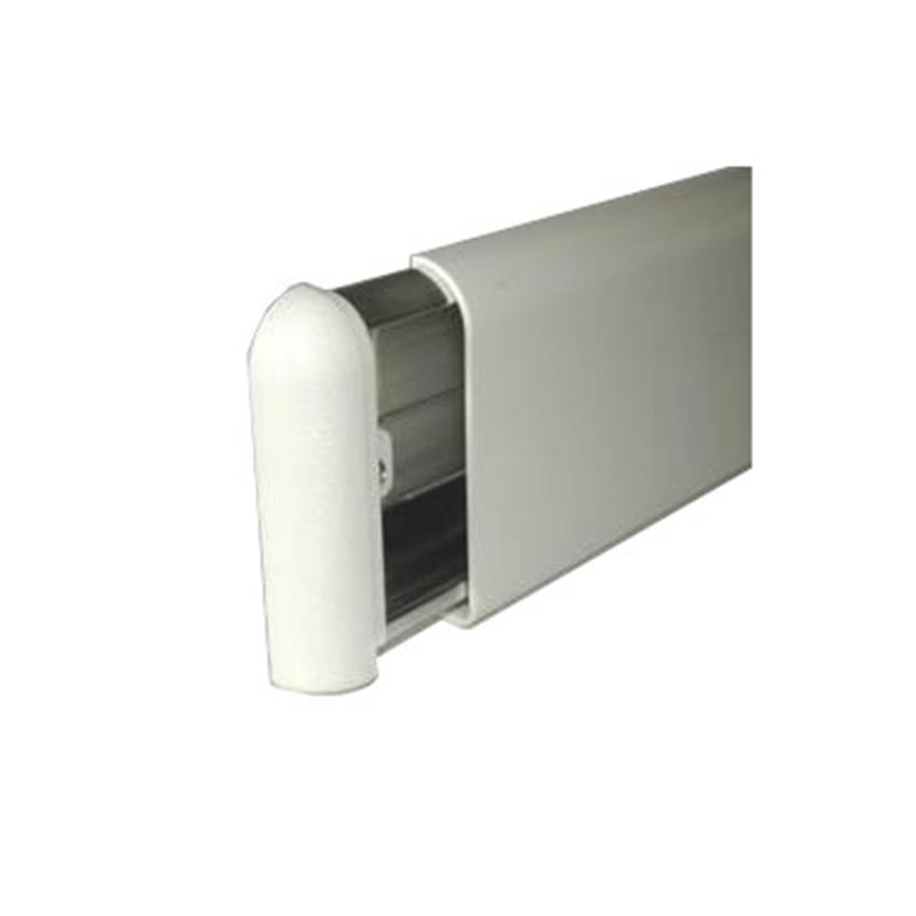 Flat Wallguard 4" Wide Vinyl with Aluminum Retainer